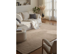 Kusový koberec Eleni - světle béžový