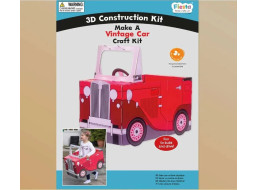 Fiesta Crafts 3D skládačka Vintage auto červené