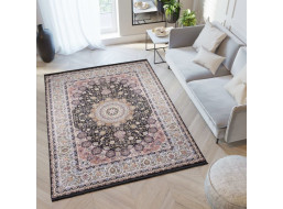 Kusový koberec VICTORIA Malatya - černý/hnědý