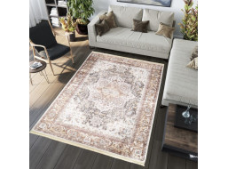 Kusový koberec VICTORIA Antalya - krémový/hnědý