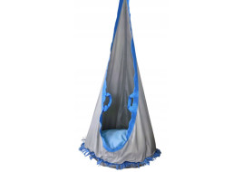 Závěsný vak LILI - modro/šedý