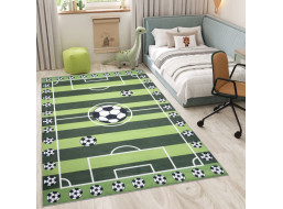 Dětský kusový koberec FLANNEL PRINTED - Fotbal