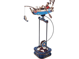 RoboTime 3D mechanická skládačka Rybářská loď s kyvadlem