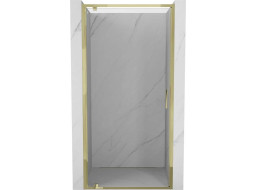 Sprchové dveře MEXEN EXO pivotové 65 cm - čiré - zlaté - 8181-065-000-50-00