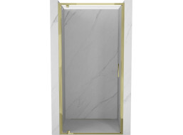 Sprchové dveře MEXEN EXO pivotové 85 cm - čiré - zlaté - 8181-085-000-50-00