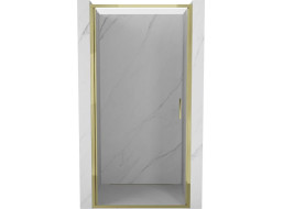 Sprchové dveře MEXEN EXO křídlové 85 cm - čiré - zlaté - 817-085-000-50-00