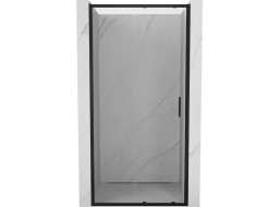 Sprchové dveře MEXEN EXO posuvné 90 cm - čiré - černé - 8151-090-000-70-00