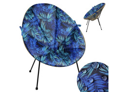Voděodolný podsedák do zahradního křesla ACAPULCO 91x72 cm - Blue Passion