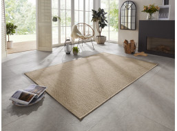 Kusový koberec Brave 103615 natural Brown z kolekce Elle – na ven i na doma