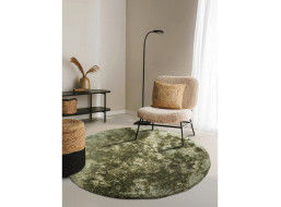 Kusový koberec Cosy 106109 Green kruh z kolekce Elle