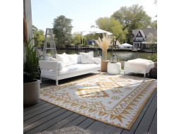 Kusový koberec Gemini 106022 Ochre z kolekce Elle – na ven i na doma