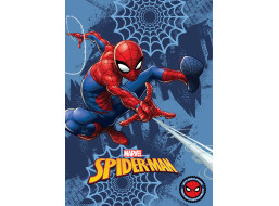 Dětská deka POLAR 100x140 cm - Spider-man - modrá