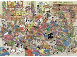 JUMBO Puzzle JvH Člověče, nezlob se bitva 1000 dílků