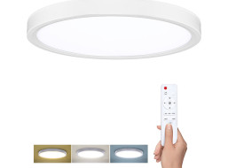 Solight LED osvětlení s dálkovým ovladačem Estela White, 60W, 4500lm, 50cm, změna chromatičnosti, stmívatelné