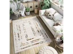 Kusový koberec GOLDEN Frame - krémový/zlatý