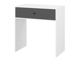 Psací stůl se šuplíkem ELEGANT - bílý/tmavě šedý