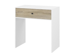Psací stůl se šuplíkem ELEGANT - bílý/dub sonoma