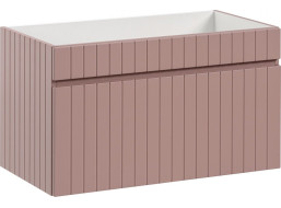 Koupelnová závěsná skříňka pod umyvadlo ICON - rose - 80 cm
