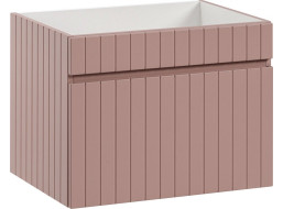 Koupelnová závěsná skříňka pod umyvadlo ICON - rose - 60 cm