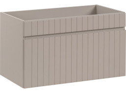 Koupelnová závěsná skříňka pod umyvadlo ICON - kašmír - 80 cm