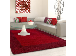 Kusový koberec Life Shaggy 1503 red, 60x110 cm