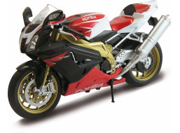 Welly Motocykl Aprilia RSV 1000R Factory 1:10 červený