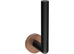 Sapho LARISSA držák toaletního papíru rezervní, černá/měď mat WS018BC