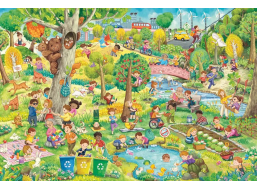 SCHMIDT Puzzle Šťastná planeta 150 dílků