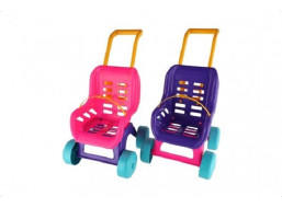 TEDDIES Kočárek pro panenky Buggy Sport růžovo-fialový 1ks (mix)