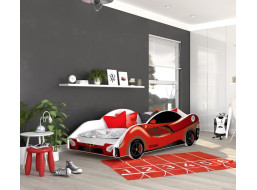 Dětská postel auto ELLIOT 180x90 cm - červená (13)