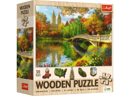 TREFL Dřevěné puzzle Central Park, New York 501 dílků