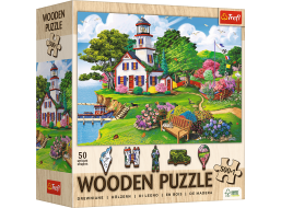 TREFL Dřevěné puzzle Letní ráj 501 dílků
