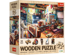 TREFL Dřevěné puzzle Poklady z půdy 501 dílků