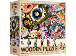 TREFL Dřevěné puzzle Ve světě hudby 501 dílků