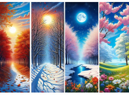 ART PUZZLE Puzzle Brány ročního období 1000 dílků