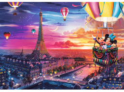 TREFL Puzzle Premium Plus Mickea a Minnie v Paříži 1000 dílků