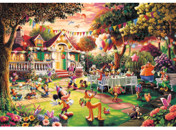 TREFL Puzzle Premium Plus Narozeninová oslava Mickey Mouse 1000 dílků