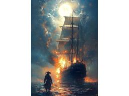 ART PUZZLE Puzzle Za plameny 1000 dílků