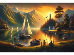ART PUZZLE Puzzle Zlaté břehy 1000 dílků