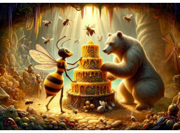 ART PUZZLE Puzzle Medový dort 100 dílků