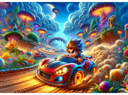 ART PUZZLE Puzzle Zlomyslný závodník 100 dílků