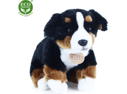 Rappa Plyšový pes bernský salašnický sedící 25 cm ECO-FRIENDLY
