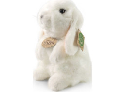 Rappa Plyšový králík bílý stojící 18 cm ECO-FRIENDLY