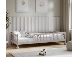 Dětská Montessori postel z masivu borovice STEVE - 180x80 cm - KAŠMÍROVÁ