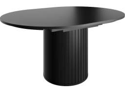Rozkládací kulatý jídelní stůl ZANTE ZA9 - černý