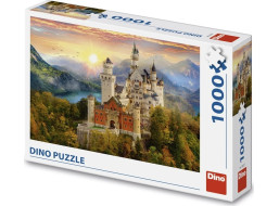 Dino Puzzle Malovaný Neuswanstein 1000 dílků