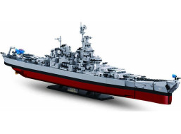 Sluban Model Bricks M38-B1291 Bitevní loď USS Missouri 1:350