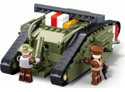 Sluban Army M38-B1296 Tank WWII Mark Vs