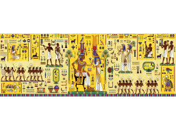 BLUEBIRD Panoramatické puzzle Egyptské hieroglyfy 1000 dílků