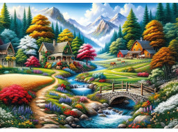 ART PUZZLE Puzzle Barevná pole 260 dílků